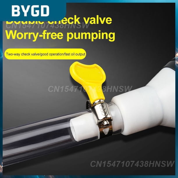 Water Oil Transfer Pump Universal Portable Car Fuel Gas Pump Pvc Pipe Durable Syphon Fuel Saver Petrol Diesel Liquid Manual Pump2MUnited States He Qiyong unisex