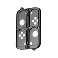 thumbnail image 3 of 1 caja de tarjetas 4 en estuche de almacenamiento de juegos para Switch/Switch 2 (transparente) negro, 3 of 7