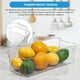 6 Pièces Réfrigérateur Bacs de Stockage de Nourriture Bacs de Réfrigérateur Acrylique Organisateur de Congélateur Empilable – image 5 sur 9
