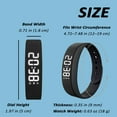 thumbnail image 7 of Upgraded Rise Alarm Band, Waterproof Original Rise Alarm Band for Deep Sleeper, Magnetic Charging Smart Wake-Up Wristband with Silent Vibration, Step Counter&Timer, Adjustable Comfortable Fit (Black), 7 of 7