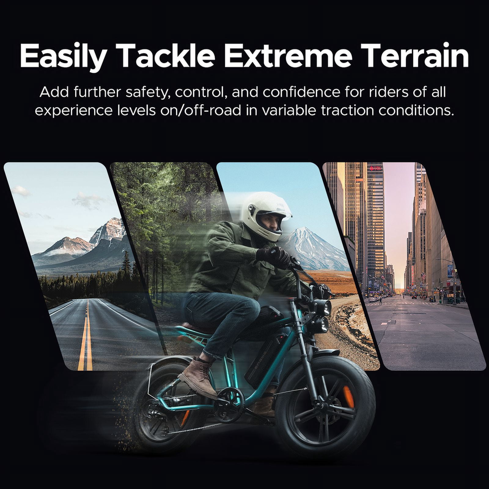 ENGWE 1000W 28MPH Moped Electric Bike 20" Fat Tire Electric Bicycle for Adults with Full Suspension Ebike，94Miles Range Off-Road Mountain Bike with Removable 48V 26Ah Lithium-Ion Battery,UL2849