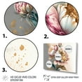thumbnail image 3 of Designart Pink And Gold Peruvian Lily I Canvas Wall Art, 3 of 5