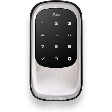 Yale YRD120NR619 Keyless Touchscreen Stand Alone Deadbolt Satin Nickel Finish