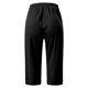 thumbnail image 4 of Pantalones deportivos de mujer de color liso y cintura media - Cintura elástica, diseño informal y estilizado - Pantalones para el día a día, el entrenamiento y las vacaciones, 4 of 4