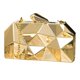 thumbnail image 1 of Bolso de mano Reberomantic de metal con diseño de lentejuelas plateado y dorado, 1 of 5