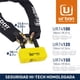 thumbnail image 2 of urban UR74120 Candado Cadena Antirrobo Moto Alta Seguridad Homologado Classe SRA, Mini U Bloqueo Dis, 2 of 8