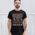 thumbnail image 3 of Tee Hunt Ok Boomer T-shirt Christmas Ugly Sweater Funny Gen Z Millenials Men's Tee, Black, 4X-Large, 3 of 5