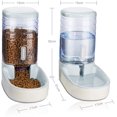 thumbnail image 2 of Cat Water Dispenser Dogs Automatic Feeder Set and Travel Supply Feeder Waterer, 2 of 4