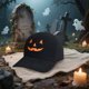 thumbnail image 3 of Sombrero de calabaza de Halloween Sombrero de Halloween divertido unisex Gorra de béisbol con cara de calabaza bordada Ajustable, 3 of 5