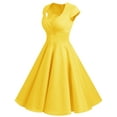 thumbnail image 3 of Dressystar Women 1950s Retro Vintage Short Dress Female Cocktail Party Swing Dress, 3 of 7