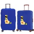 thumbnail image 1 of Luggage Cover Travel Suitcase Protective Cover for Trunk Case 18 ''-28 '' Foldable Elastic Suitcase Cover Floral Lettern Pattern 8floral L S, 1 of 6