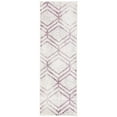 thumbnail image 2 of SAFAVIEH Adirondack Bailey Geometric Runner Rug, Ivory/Plum, 2'6" x 8', 2 of 8
