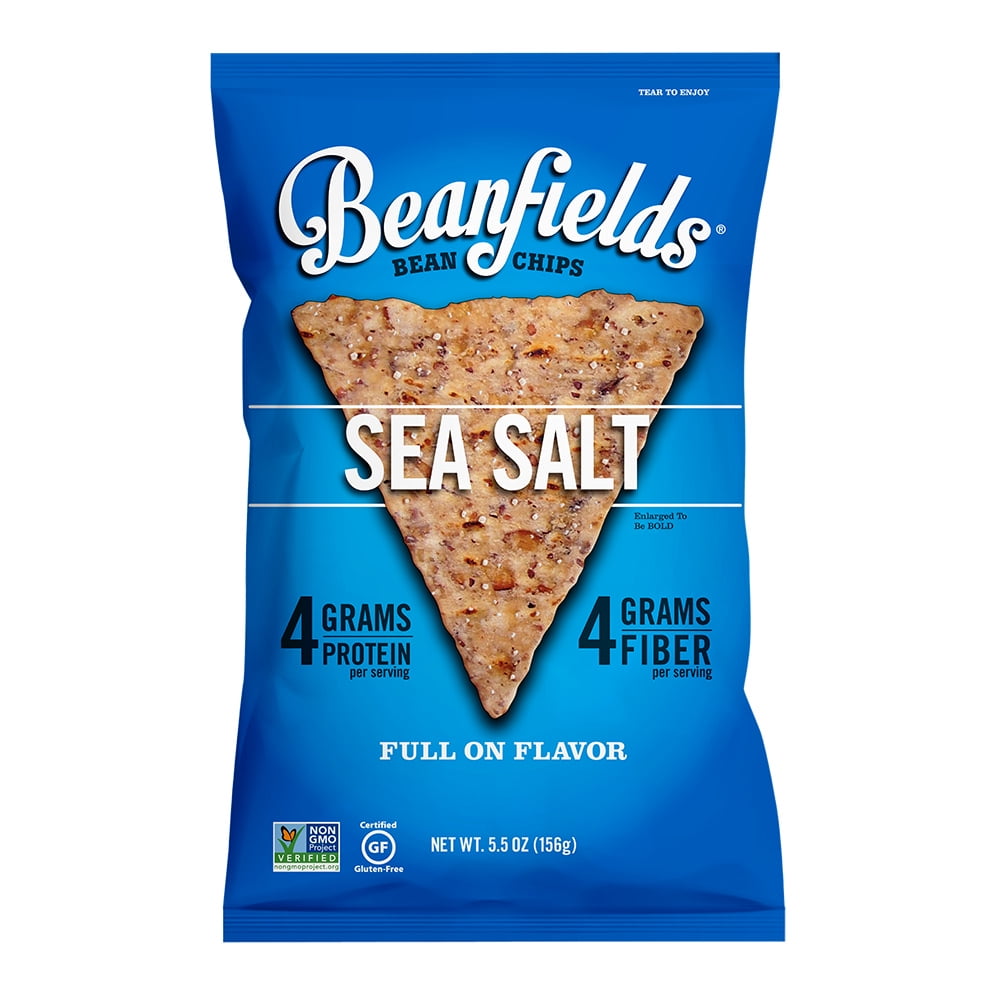Beanfields Bean Chips, Sea Salt, 5.5 Oz