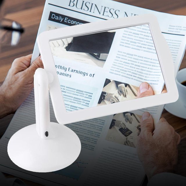 Lupa de pantalla LED Visor de lectura Lupa Herramientas de lectura más brillantes