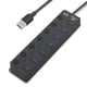thumbnail image 2 of Concentrador USB 3.0 de alta velocidad con 7 puertos, extensor de uno a siete puertos, interruptor de llave independiente, divisor USB, 2 of 3