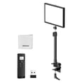 thumbnail image 1 of NEEWER 25W 12.9" Streaming Key Light with Desk Stand/2.4G Remote/USB Transmitter, PC/Mac APP Control Dimmable Edge Lit Video Panel Light wit, 1 of 9
