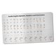 thumbnail image 1 of Tablero del alfabeto braille, herramienta de aprendizaje de braille, ayuda didáctica portátil y eficaz, herramienta educativa para estudiantes ciegos Plata 1 pieza, 1 of 10