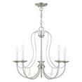 thumbnail image 2 of Livex Lighting - Mirabella - 5 Light Chandelier in Farmhouse Style - 24 Inches, 2 of 9