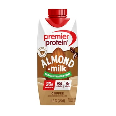 Premier Protein Almond Milk Shake, Chocolate, 20g Protein, 11 Fl Oz, 4 Ct
