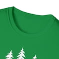 thumbnail image 3 of Pine Trees, Gildan Unisex Softstyle T-Shirt, Minimalist Graphic Tee, S-3XL, 3 of 3