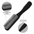 thumbnail image 3 of 4Pcs Paddle Hair Brushes, Detangler Comb and Brush for Curly Hair, Styling Hairbrush Wide Tooth Comb Hair Care for Wet Dry Long Thick Thin Curly Natural Hair(Black), 3 of 5