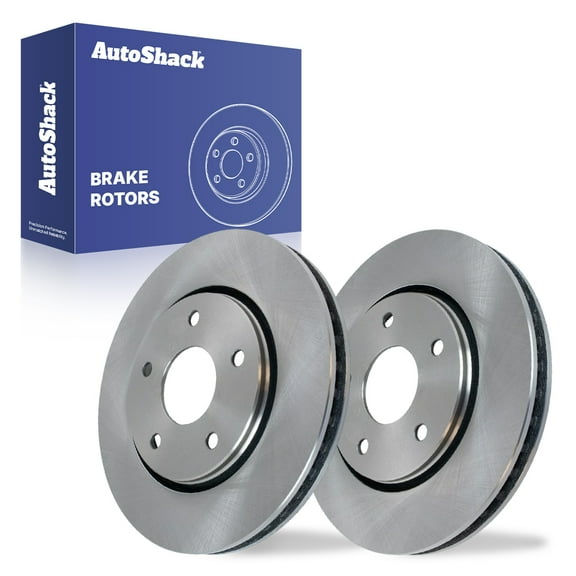 AutoShack Front Vented Brake Rotors 2-PC Set Replacement for 2009-2013 Dodge Journey 2010-2011 Chrysler Town & Country 2011-2014 Volkswagen Routan 11.89" (302 mm)