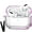 Purple, variant on Airpods Pro Case Full Protective Multi Color Dustproof Enhanced Impact Absorbent TPU Compatible with Apple AirPod Pro for Women and Men with Carabiner Clip - Clear Pro (Purple)