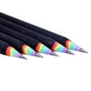 Gbell Rainbow Pencils Black And White Wood Set School Office Stationery for Girls Boys (1PC Black)