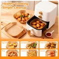 thumbnail image 2 of Windiluna 9 Inch Air Fryer Liners Disposable, Liners for Air Fryer Basket, 125 Pack, Square, 2 of 7