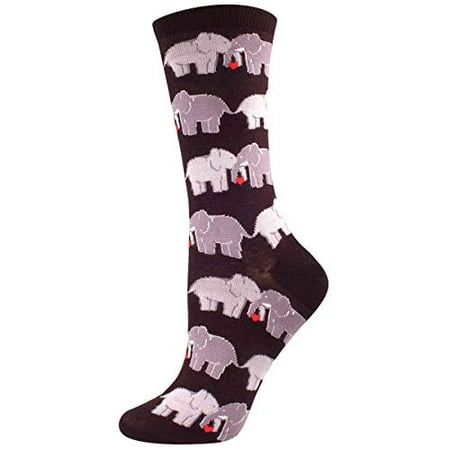 

Socksmith Elephant Love Socks Black Size 9-11 1 EA