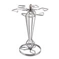 thumbnail image 2 of Wine Cup Rack,Rhombus Iron 6 Bottles Wine Cup Display Cup Shelf Seamless Integration, 2 of 7