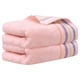 thumbnail image 1 of Toallas de mano de 2 piezas con patrón de rayas colorido REGALWOVEN, toalla de secado rápido para baño, viaje, campamento Rosa 13" x 30", 1 of 7