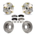 thumbnail image 1 of Transit Auto Front Hub Bearing Assembly Disc Brake Rotors and Ceramic Pads Kit for Car 1998 Eagle Talon AWD KBB-100444, 1 of 11