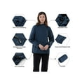 thumbnail image 6 of Off Road Ventures Women's Packable Rain Jacket Waterproof Lightweight Windbreaker Rain Coat with Pockets for Cycling Bike, 6 of 7