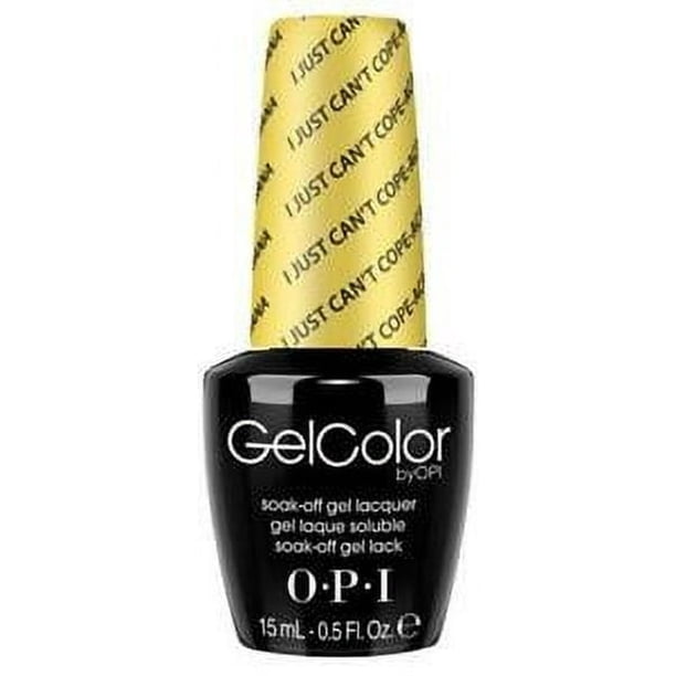 Limpieza de OPI Esmalte de uñas en gel GelColor, I Just can't Cope - Acabana (A65), esmalte de uñas, 15 ml/0,5 fl oz
