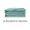 thumbnail image 3 of Qocolhg Solid Color Conditioning Quilt, Lightweight Summer Comforter Cooling Blanket for All Season Use, Machine Washable, Bedding Soft Coverlet Cooling Quilts for Hot Sleepers, 28x39 inch, Green, 3 of 6