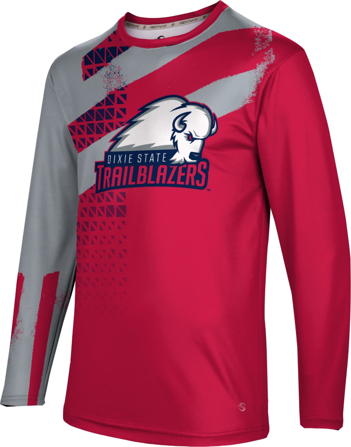 ProSphere Louisiana Tech University Mens Long Sleeve Tee Geo ProSphere Louisiana Tech University Mens Long Sleeve Tee Geo