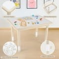 thumbnail image 4 of Kids Table and 4 Chairs Set, Height Adjustable (17.7"-26.1") Toddler Table and Chair Set, Multi-Activity Table with Graffiti Desktop, Children’s Table and Chairs for Classroom, Home & Daycare, 4 of 8