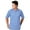 Light Blue, variant on BlueGeneration Mens Wicking Piped Polo - Royal 6 Extra Large Solid