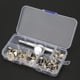 thumbnail image 5 of Kit de botones a presión ANGGREK Sujetadores de cuero broches de metal 15 mm Plata, 5 of 8