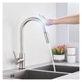 thumbnail image 1 of Smart Touch Kitchen Faucet,Pull Out Sensitive Sensor Mixer Tap for Kitchen,360°Rotation Water ,Easy to Install, 1 of 7