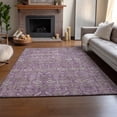 thumbnail image 6 of Addison Rugs Mayfield Washable Transitional Bohemian Lavender Rectangle Rug, 8' x 10', 6 of 6