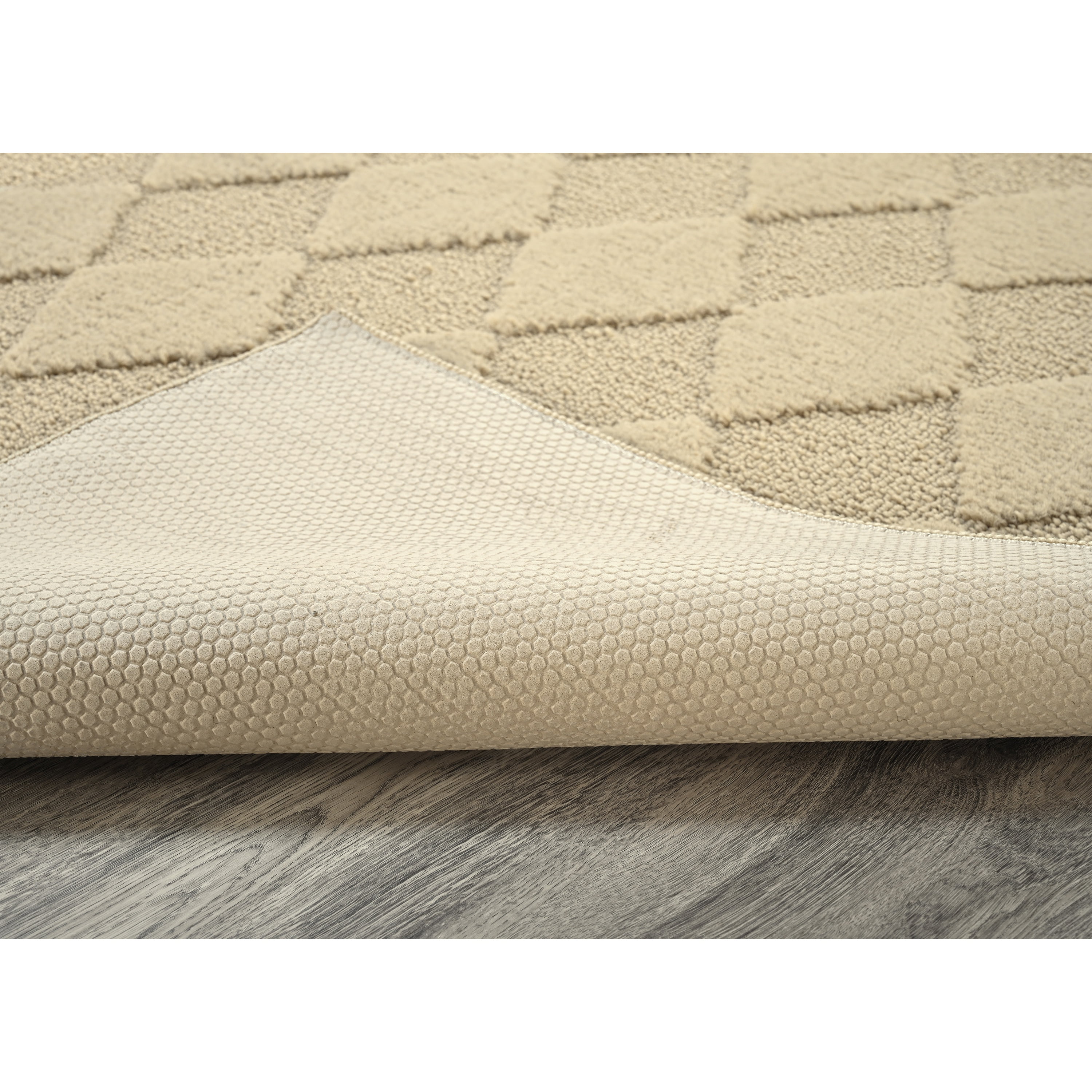 Garland Rug Diamond Polypropylene Tan Square Indoor Area Rug, 12' x 12'