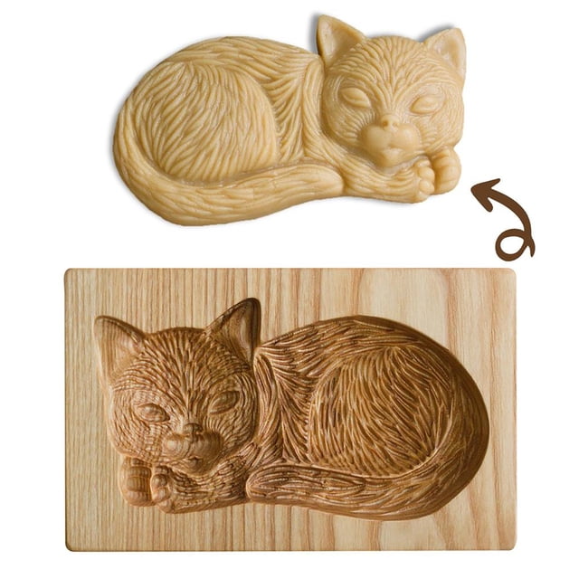 Molde De Galleta De Madera De Navidad Moldes De Sello De Prensa Tallada Corteros De Galletas Decoración De Navidad Herramienta De Cocción Noticed HA042330-05
