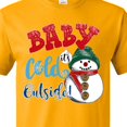 thumbnail image 4 of Inktastic Baby It's Cold Outside T-Shirt, 4 of 5