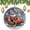 Pattern, variant on Cartoon Santa Claus Peeking Snowflakes Ornament Merry Christmas Cute Santa Claus Double Sided Porcelain 3 Inch Christmas Tree Hanging Accessories for Family Friend
