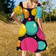 thumbnail image 3 of Colorful Dots Dress Elegant Dresses Plus Sizes Dress Summer 2025 Women Long Dress Women Women's Dress, 3 of 6