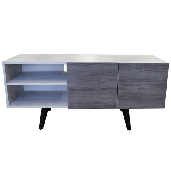Mueble para TV Hogare 50' Centro de entretenimiento Blanco Gris Storm