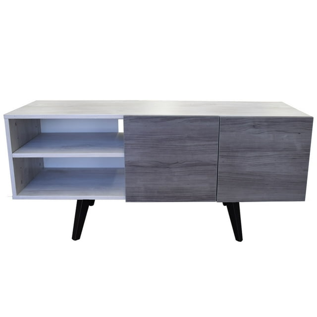 Mueble para TV Hogare 50' Centro de entretenimiento Blanco Gris Storm