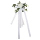 thumbnail image 2 of Decoración De La Silla De Flores De Seda, Fiesta De Recepción De La Ceremonia De Boda, Fotos De Eventos Al Aire Libre. Decoración Floral De Banco. Decoracion Floral De La, 2 of 6